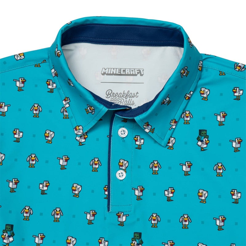 RSVLTS Chicken Jockey Youth All-Day Polo in Blue — detail 4
