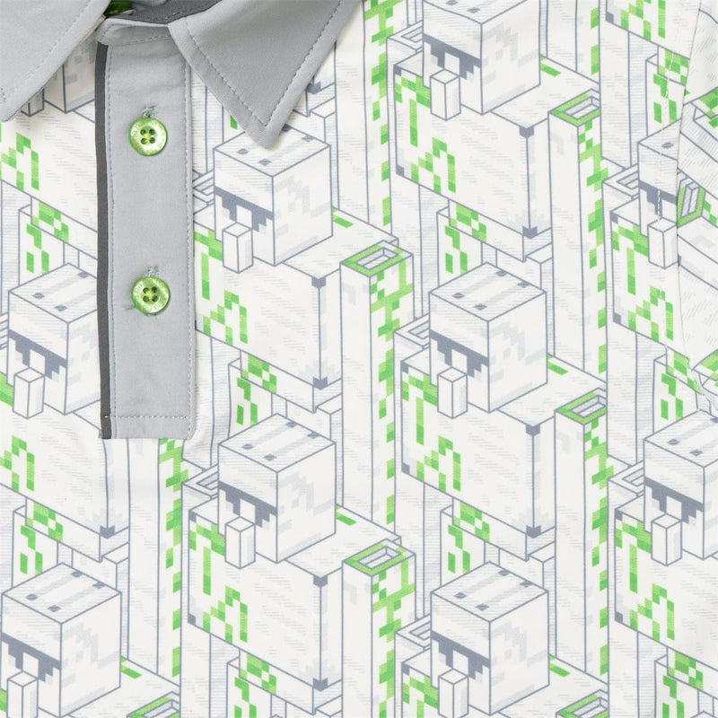 RSVLTS Iron Golem Youth All-Day Polo in Green — detail 3