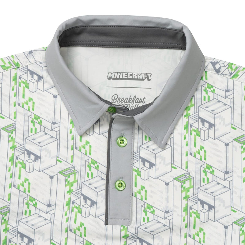 RSVLTS Iron Golem Youth All-Day Polo in Green — detail 4