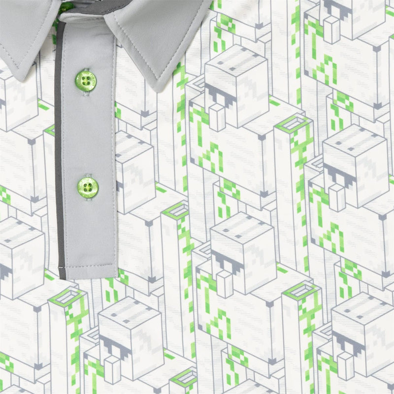 RSVLTS Iron Golem All-Day Polo in Green — detail 3