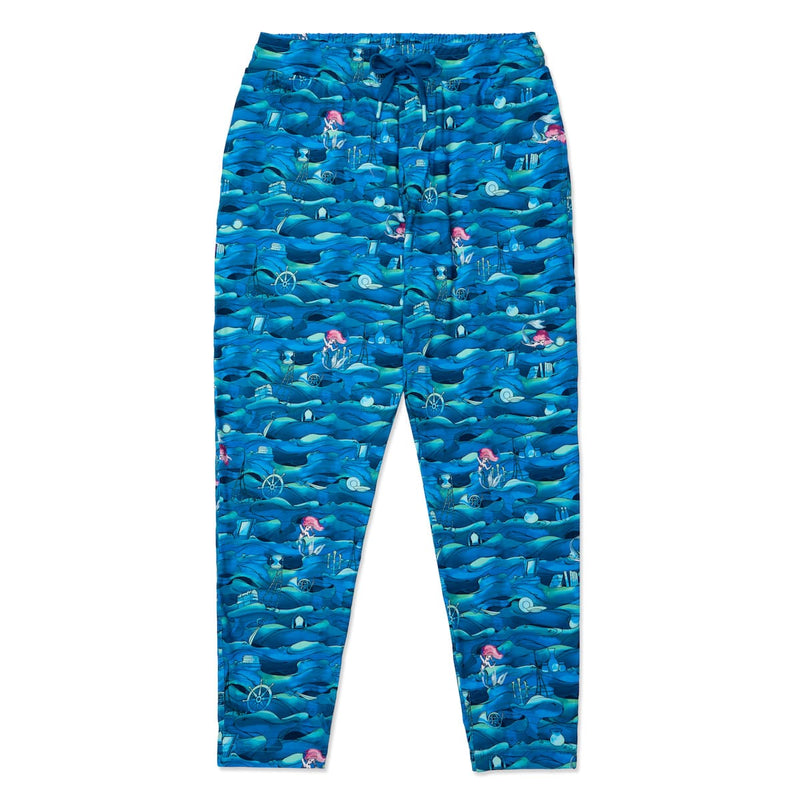 RSVLTS The Secret Grotto Performance Joggers in Blue — front view