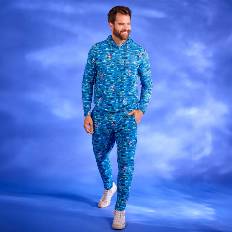 RSVLTS The Secret Grotto Performance Joggers in Blue — detail 4