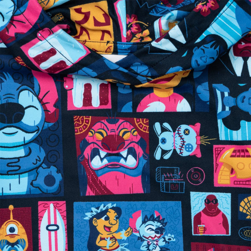 RSVLTS Tiki-terrestrial Preschool Performance Hoodie in Blue — detail 2