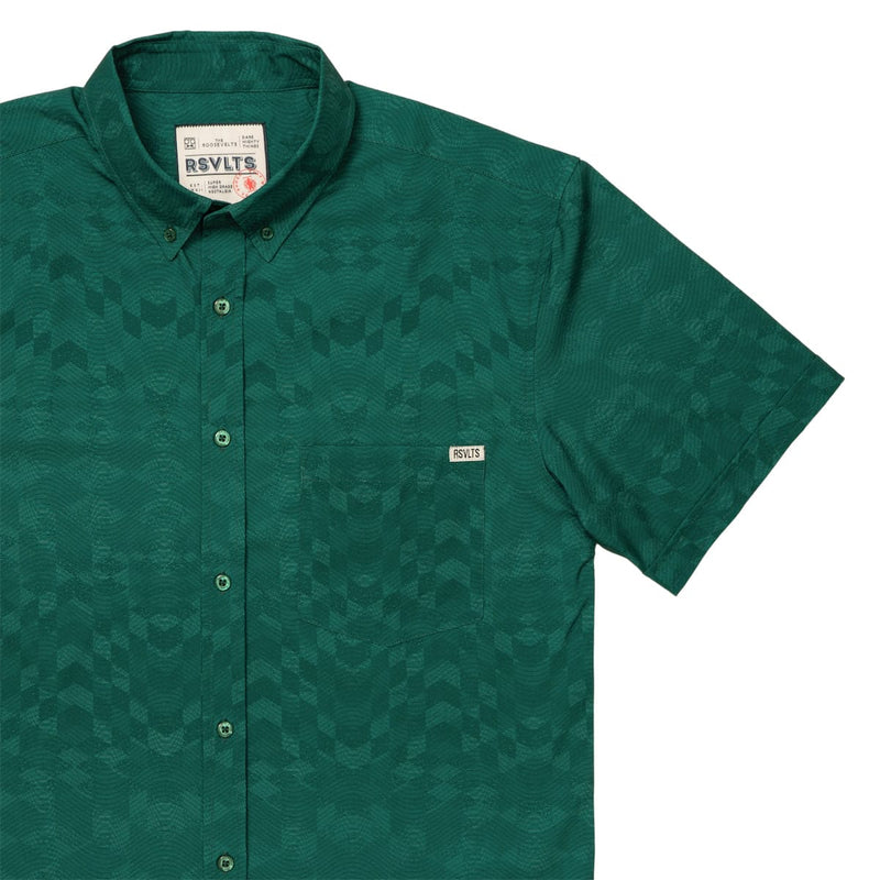 RSVLTS Park Pitch KUNUFLEX Short Sleeve Shirt — front view