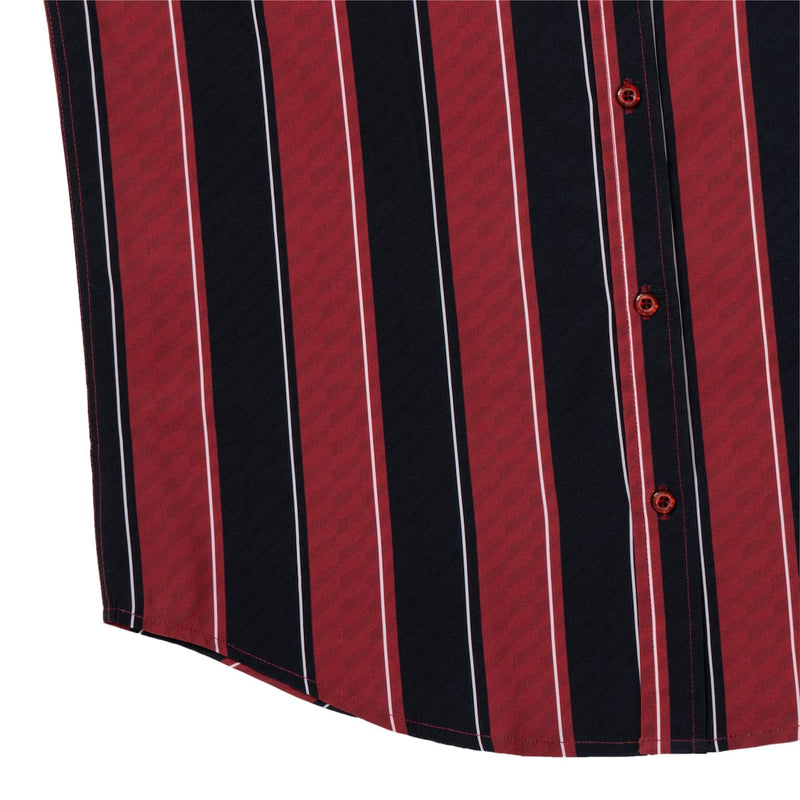 RSVLTS Crimson Club KUNUFLEX Short Sleeve Shirt in Black — detail 5