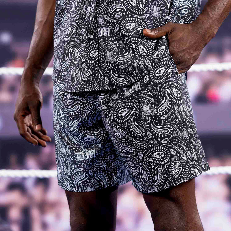 RSVLTS Dirty Dom Hybrid Shorts in Black — detail 2
