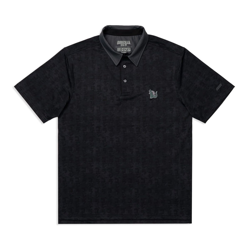 RSVLTS In the Name of the King All-Day Polo in Black — front view