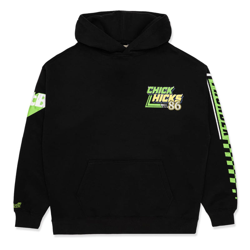 RSVLTS Chick Hicks 86 Relaxed Hoodie in Black — detail 6