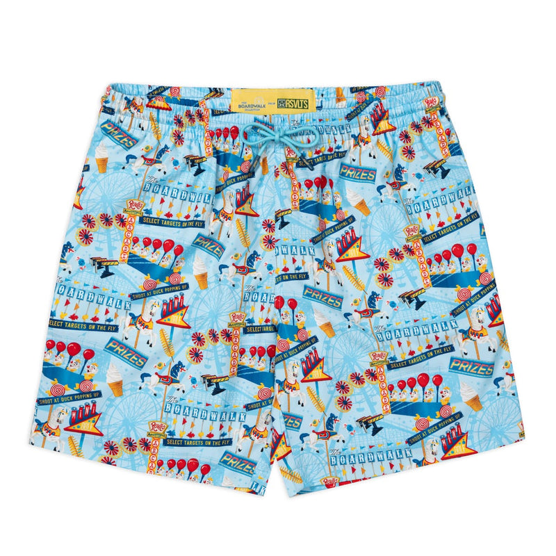 RSVLTS Boardwalk Bonanza Hybrid Shorts in Blue — detail 2