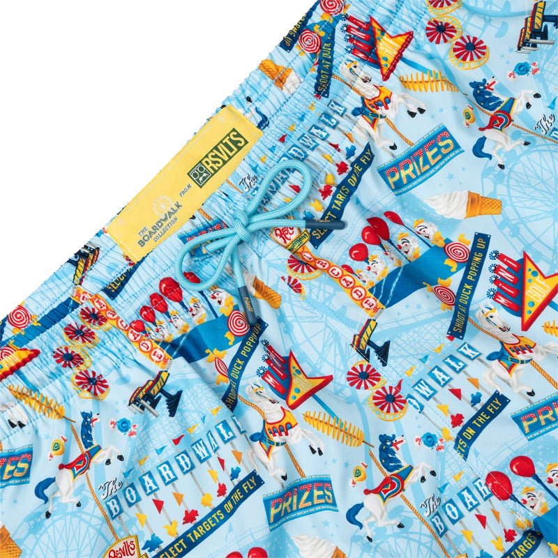 RSVLTS Boardwalk Bonanza Hybrid Shorts in Blue — detail 4