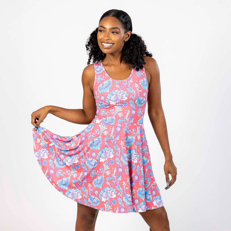 RSVLTS Rococo Skater Dress — front view