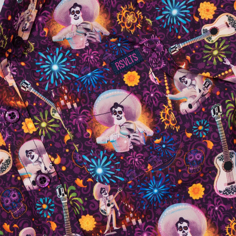 RSVLTS Remember Me Preschool KUNUFLEX Short Sleeve Shirt in Purple — detail 3