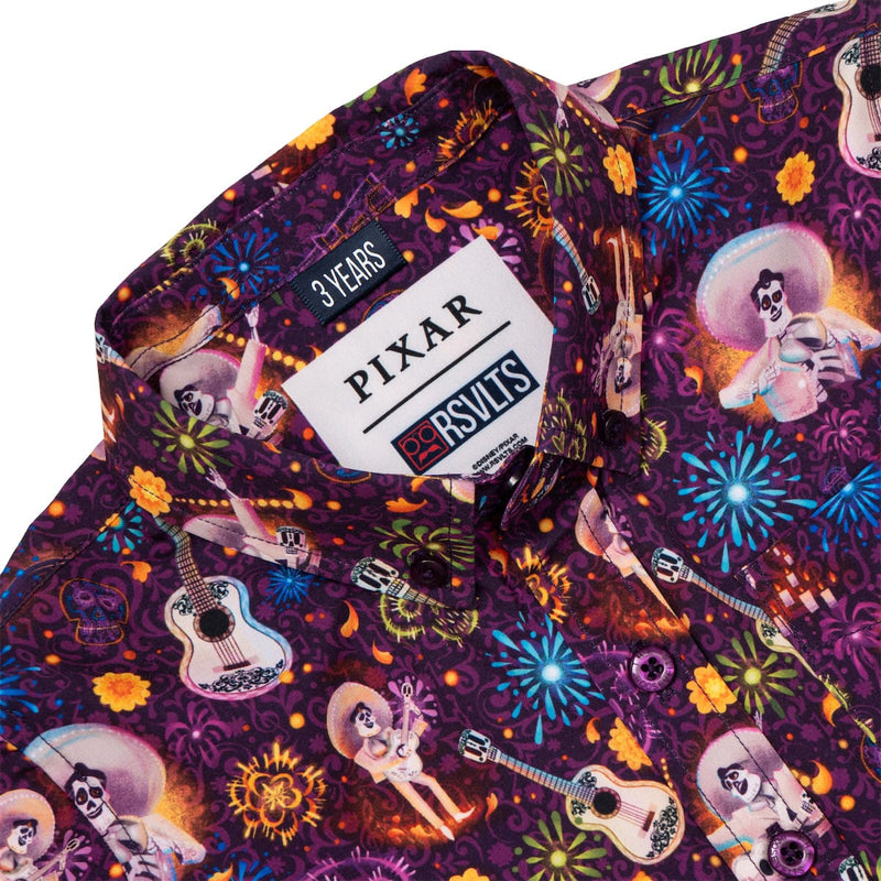 RSVLTS Remember Me Preschool KUNUFLEX Short Sleeve Shirt in Purple — detail 4