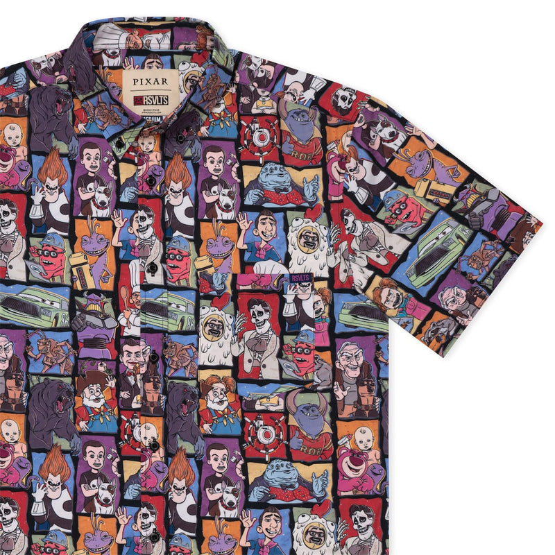 RSVLTS Up to No Good KUNUFLEX Short Sleeve Shirt in Multicolor — front view