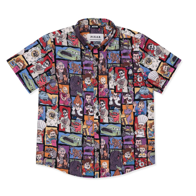 RSVLTS Up to No Good Youth KUNUFLEX Short Sleeve Shirt in Multicolor — front view