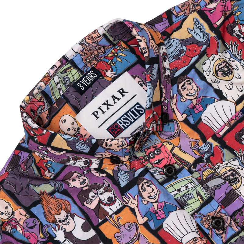 RSVLTS Up to No Good Preschool KUNUFLEX Short Sleeve Shirt in Multicolor — detail 3