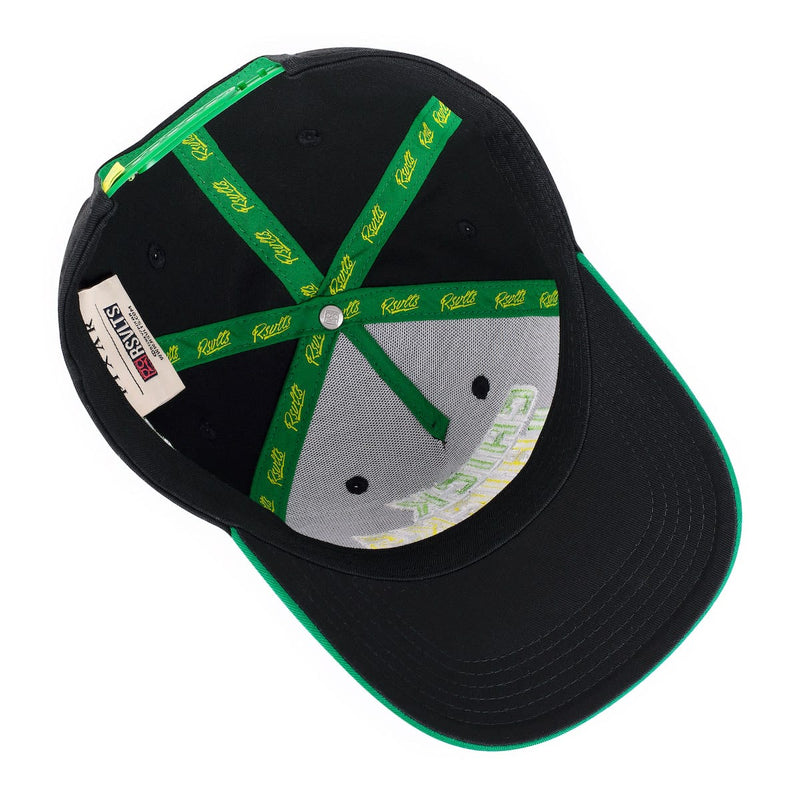 RSVLTS Chick Hicks 86 5-Panel Curved Brim Hat in Black — detail 8