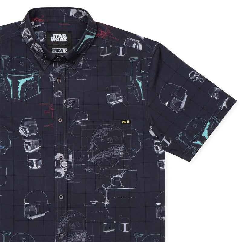 RSVLTS Helmetrics KUNUFLEX Short Sleeve Shirt in Black — front view