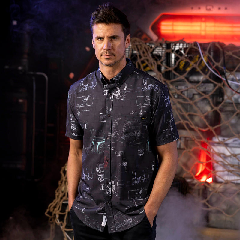 RSVLTS Helmetrics KUNUFLEX Short Sleeve Shirt in Black — detail 2