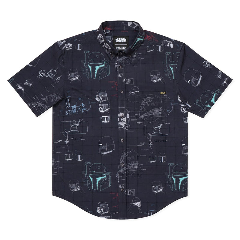 RSVLTS Helmetrics KUNUFLEX Short Sleeve Shirt in Black — detail 5