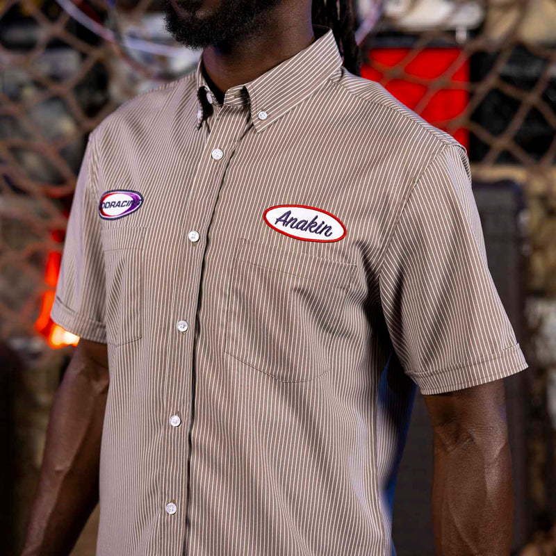 RSVLTS Mos Espa’s Engine Repair KUNUFLEX Short Sleeve Shirt in Multicolor — detail 2