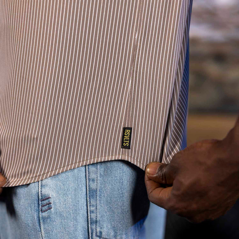 RSVLTS Mos Espa’s Engine Repair KUNUFLEX Short Sleeve Shirt in Multicolor — detail 8