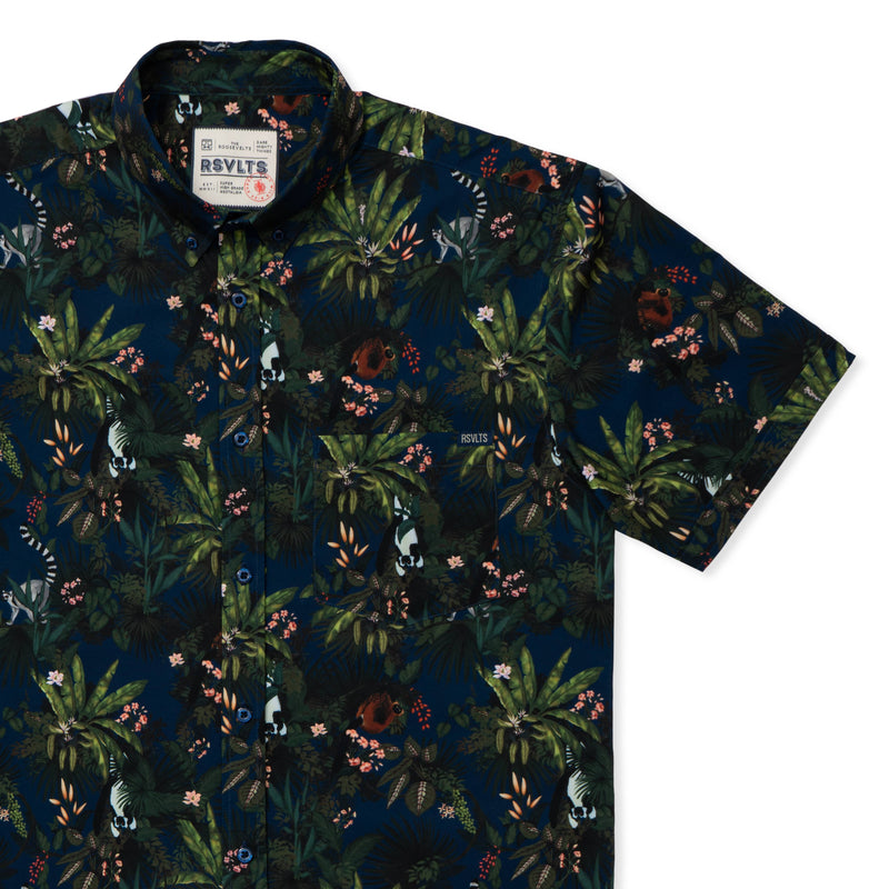 RSVLTS Move It Move It KUNUFLEX Short Sleeve Shirt — front view