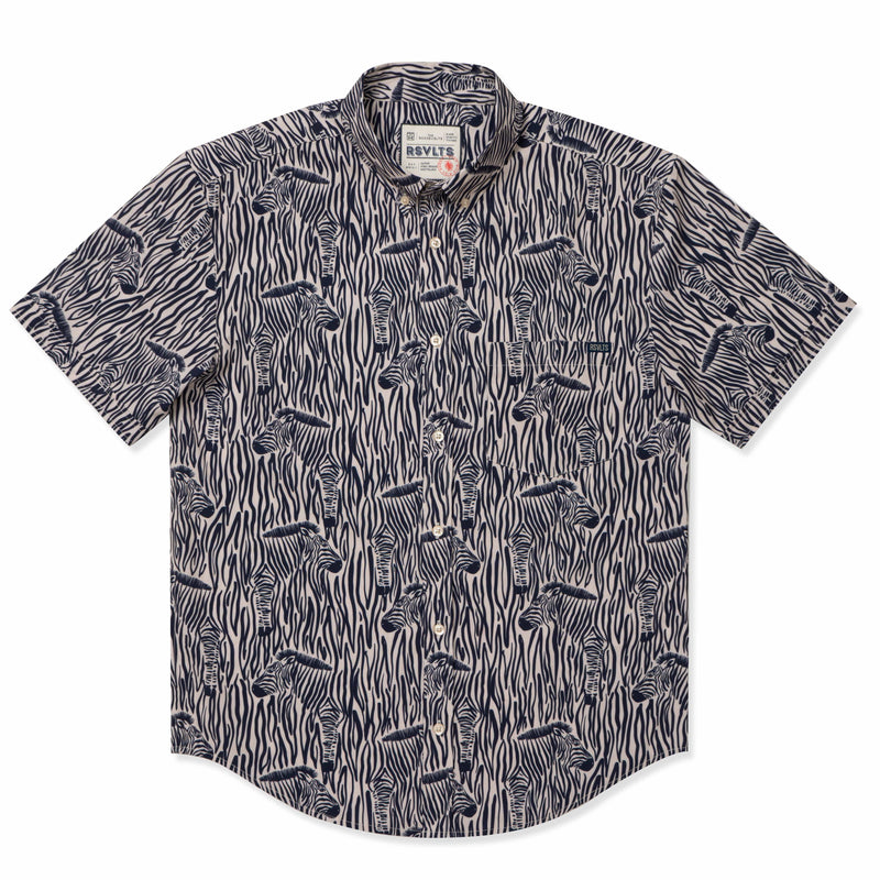 RSVLTS Z-Bruhs KUNUFLEX Short Sleeve Shirt in Black — detail 3