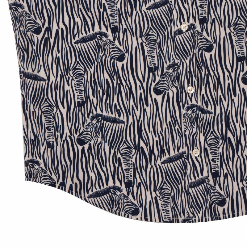 RSVLTS Z-Bruhs KUNUFLEX Short Sleeve Shirt in Black — detail 5