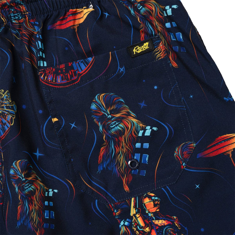 RSVLTS Wookiee Warp Hybrid Shorts in Black — detail 3