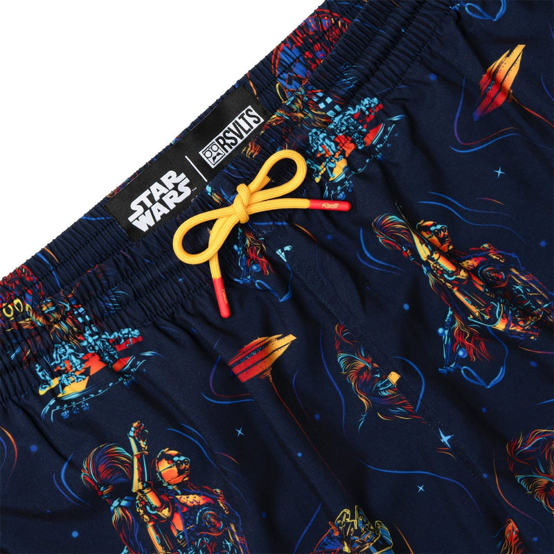 RSVLTS Wookiee Warp Hybrid Shorts in Black — detail 4