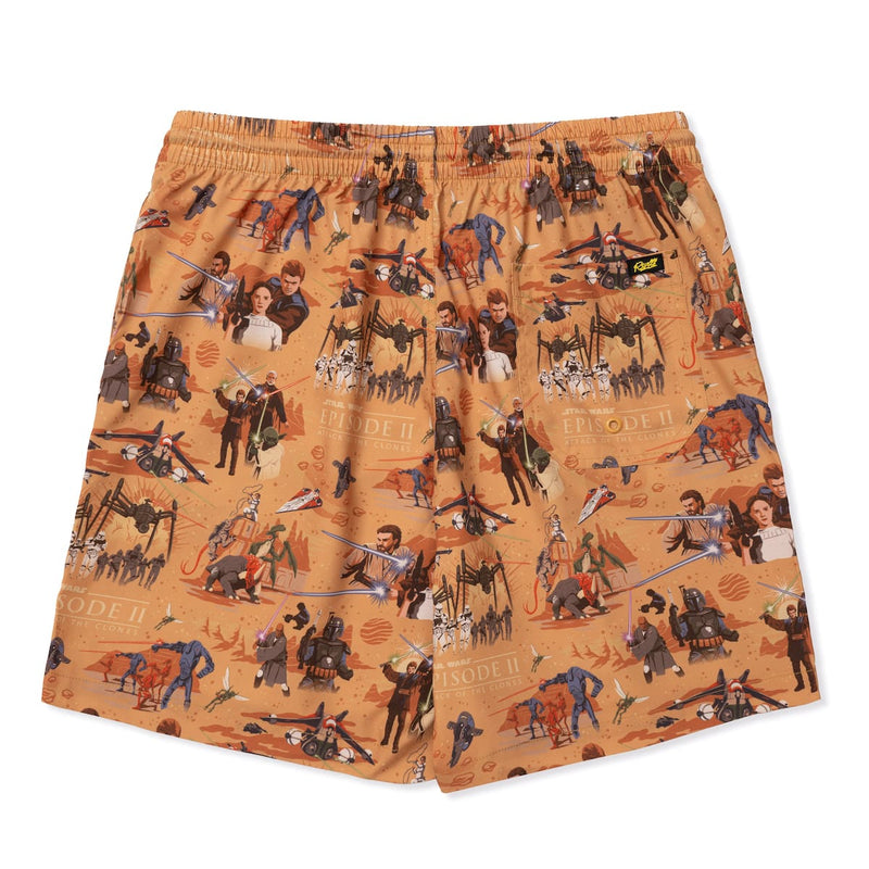 RSVLTS This Slumber Party's Over Hybrid Shorts in Orange — detail 5