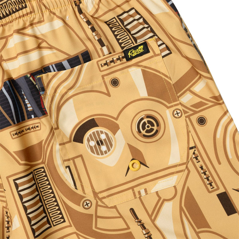 RSVLTS Oh Dear! Hybrid Shorts in Yellow — detail 3