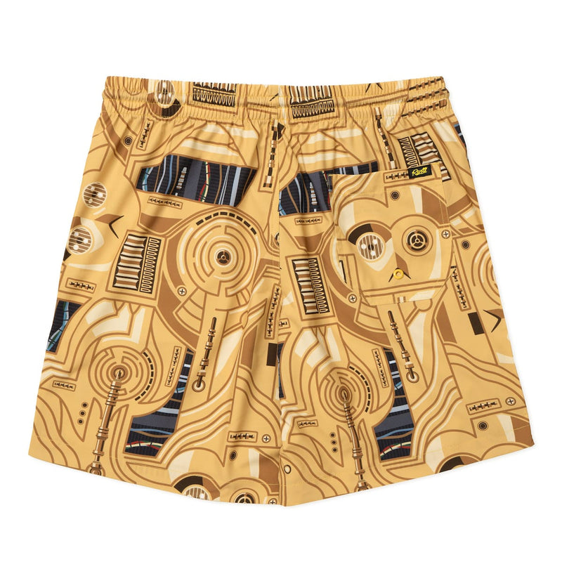 RSVLTS Oh Dear! Hybrid Shorts in Yellow — detail 5