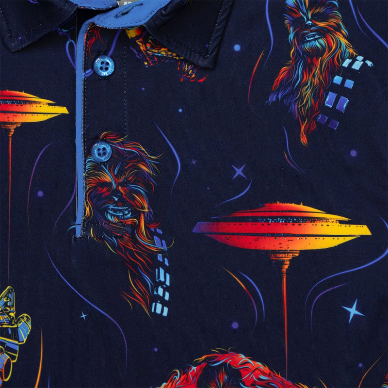 RSVLTS Wookiee Warp Youth All-Day Polo in Black — detail 2