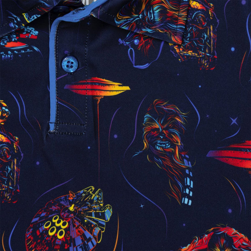 RSVLTS Wookiee Warp Preschool All-Day Polo in Black — detail 2