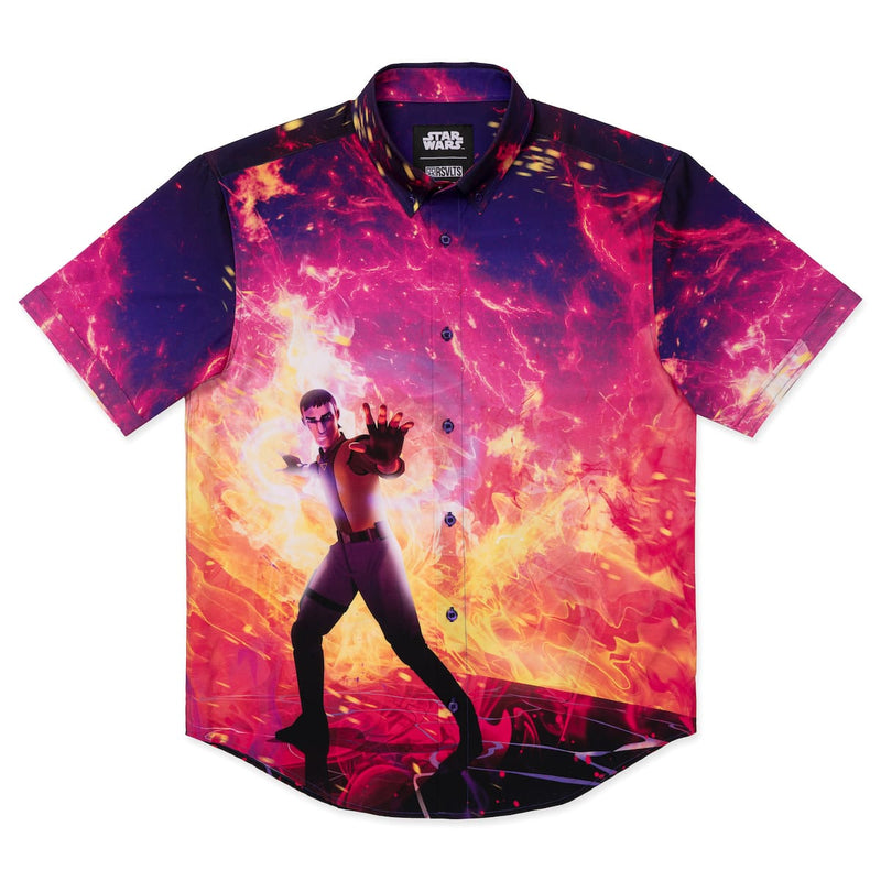 RSVLTS Kanan's Sacrifice KUNUFLEX Short Sleeve Shirt in Multicolor — front view