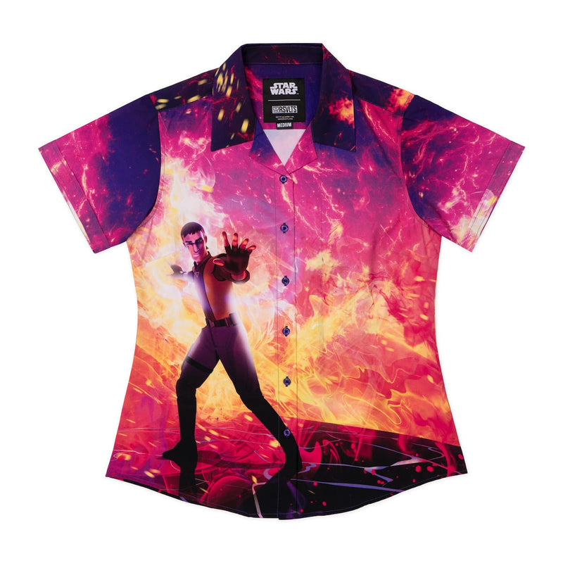 RSVLTS Kanan's Sacrifice Women's KUNUFLEX Short Sleeve Shirt in Multicolor — detail 2
