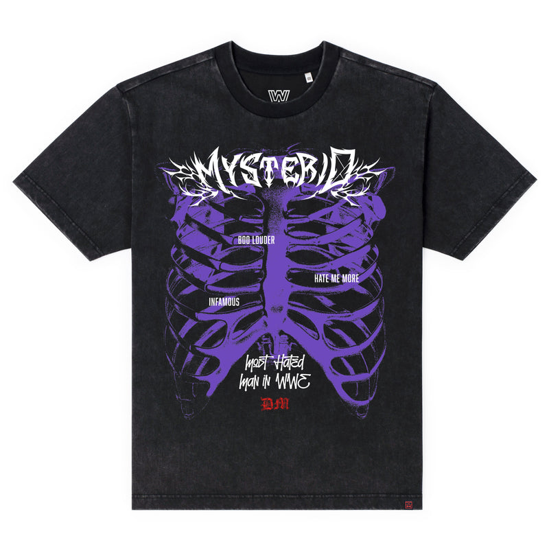 RSVLTS Most Hated Man Vintage Crewneck Tee in Black — detail 2