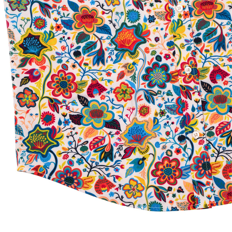 RSVLTS Lush Summer Daydream KUNUFLEX Short Sleeve Shirt in Multicolor — detail 7