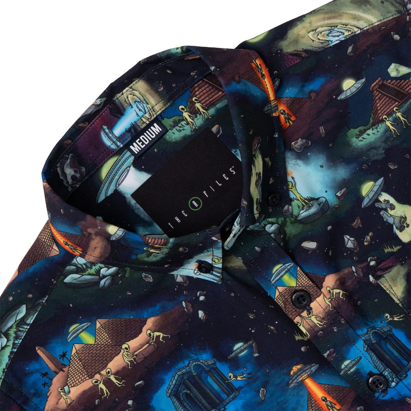 RSVLTS I'm Not Saying It Was Aliens... Youth KUNUFLEX Short Sleeve Shirt in Black — detail 3