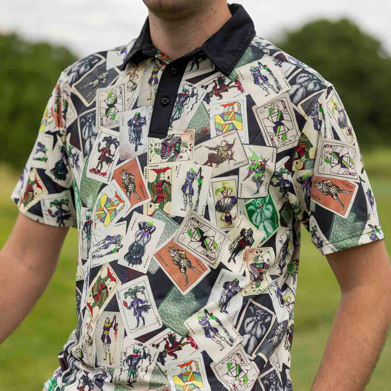 RSVLTS Calling Card All-Day Polo — front view