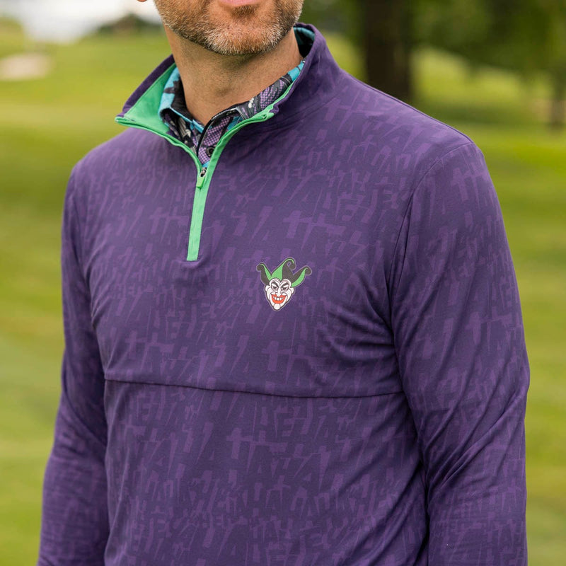 RSVLTS Clownin' a Round Quarter Zip — front view