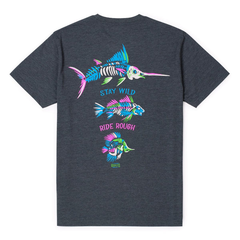 RSVLTS Skeletal Seas Crewneck Tee — front view