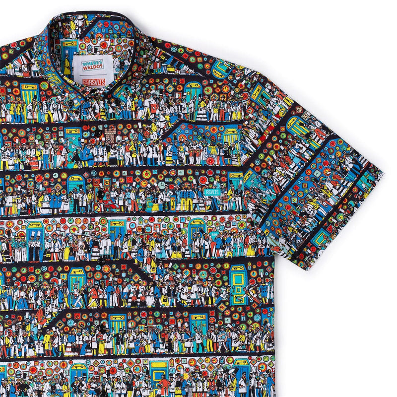 RSVLTS The Corridors of Time KUNUFLEX Short Sleeve Shirt — front view