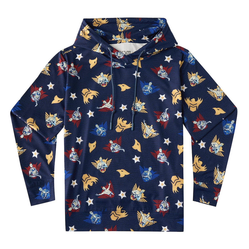 RSVLTS Rhode to Glory Youth Performance Hoodie — front view