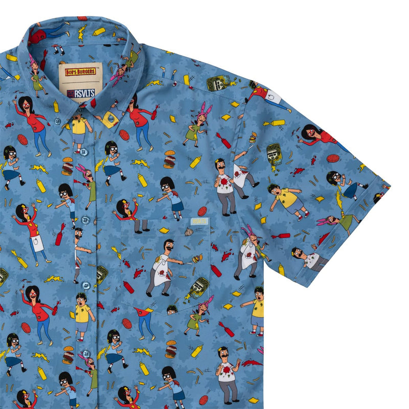 RSVLTS Belcher Brawl KUNUFLEX Short Sleeve Shirt — front view