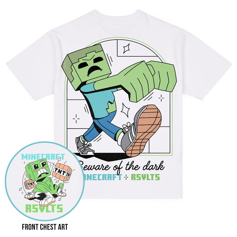 RSVLTS Beware of the Dark Vintage Crewneck Tee — front view