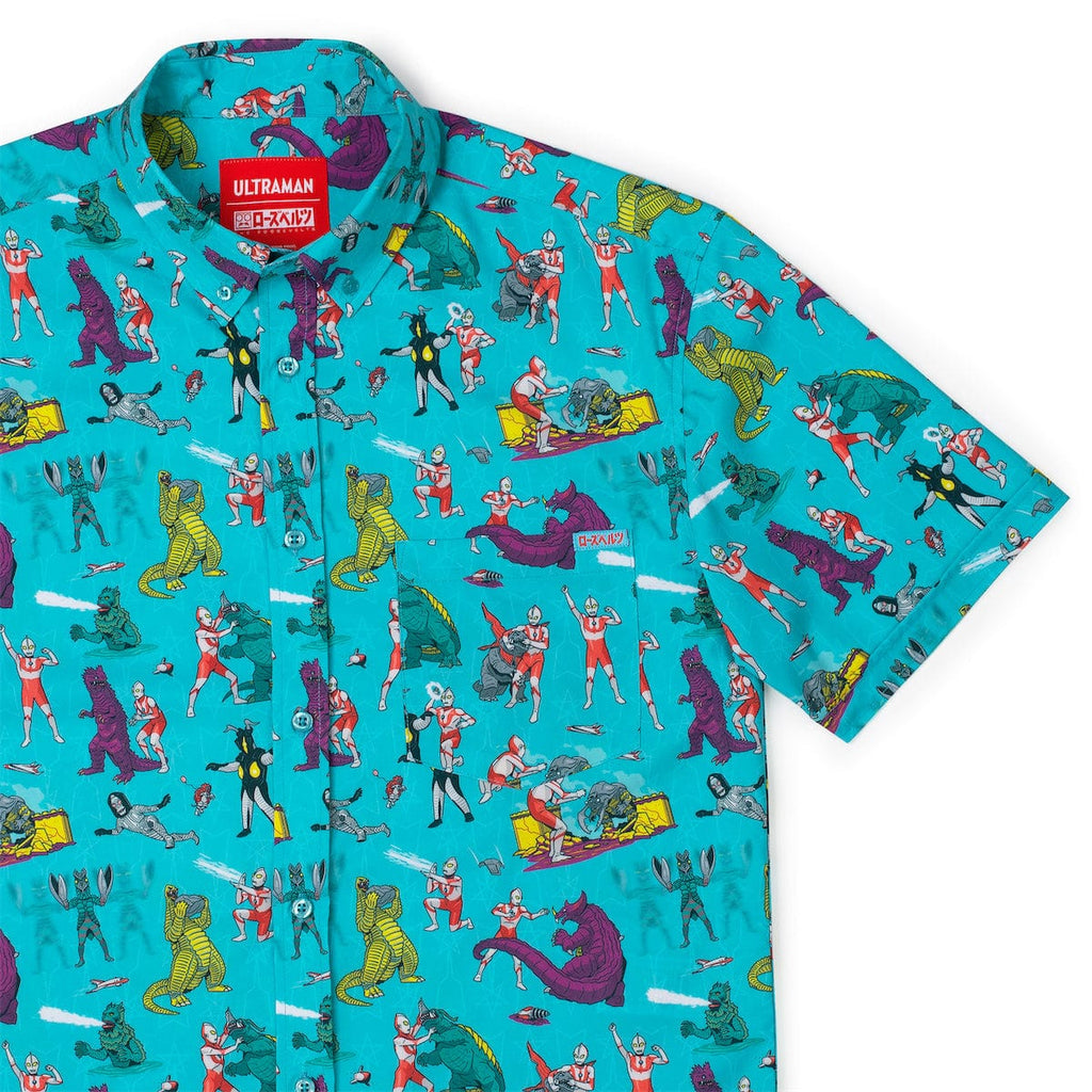 RSVLTS Ultraman Versus KUNUFLEX Short Sleeve Shirt — front view