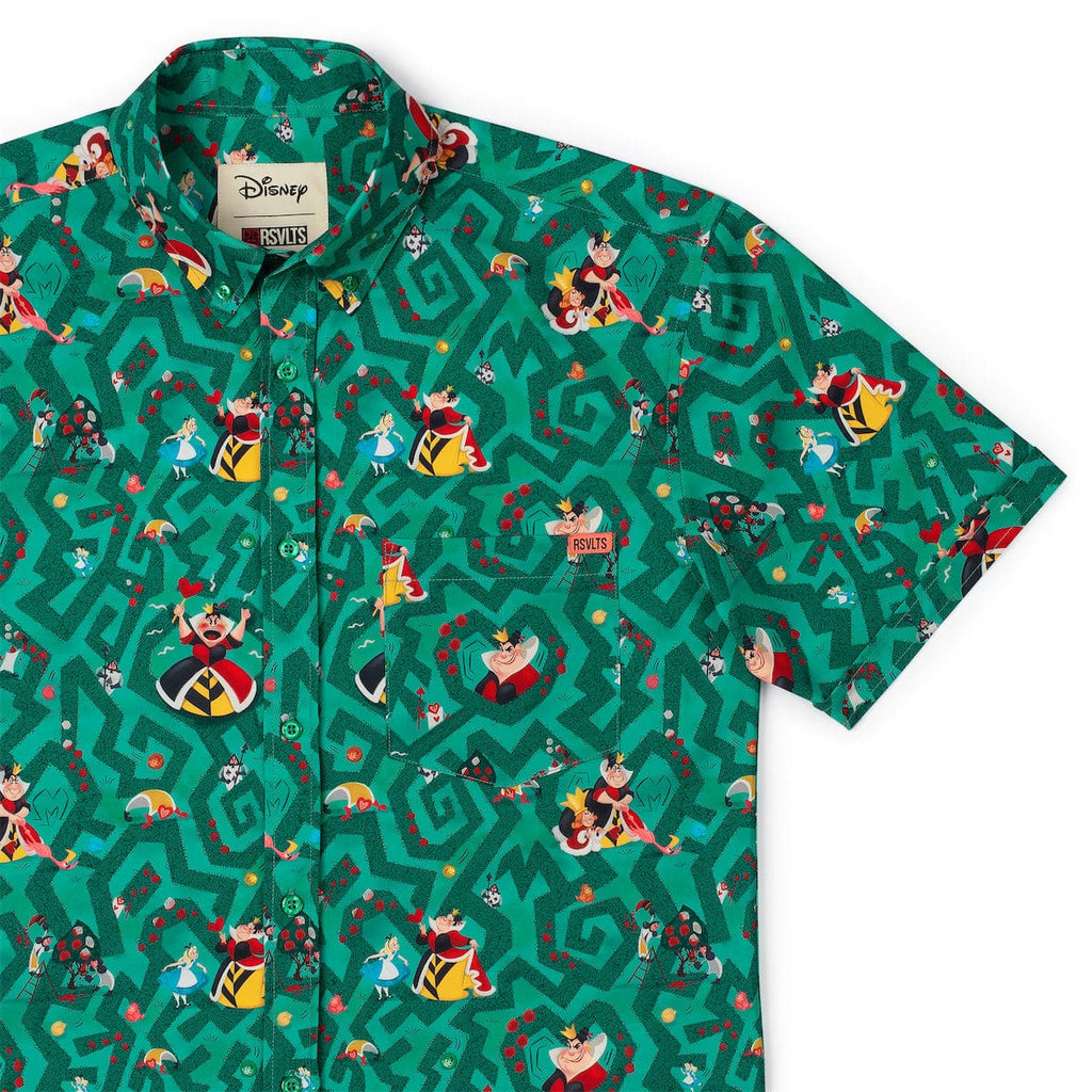 RSVLTS Off with Their Heads! KUNUFLEX Short Sleeve Shirt — front view